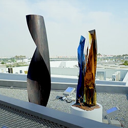 Sculpture Black Bone appeared in EXPO studio’s program in Dubai One TV
